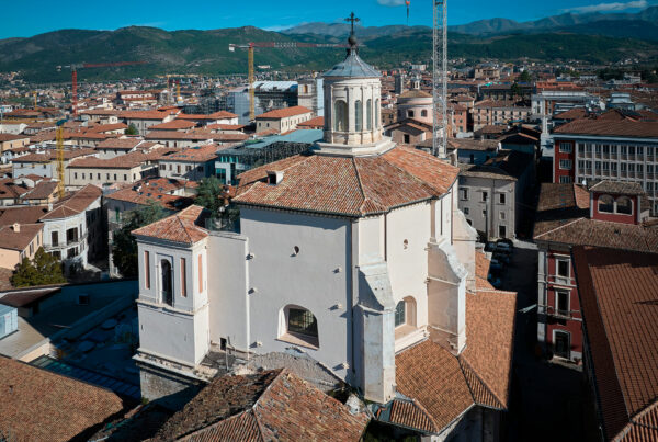 Restauro Chiesa Sant'Agostino, L'Aquila
